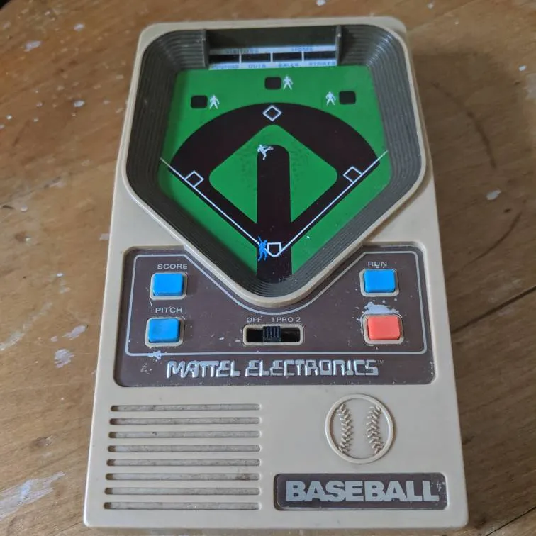 Vintage Baseball Video Game photo 1