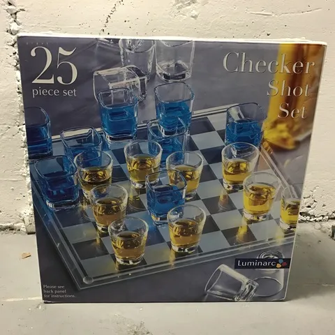 25 Piece Checker Shot Set photo 1