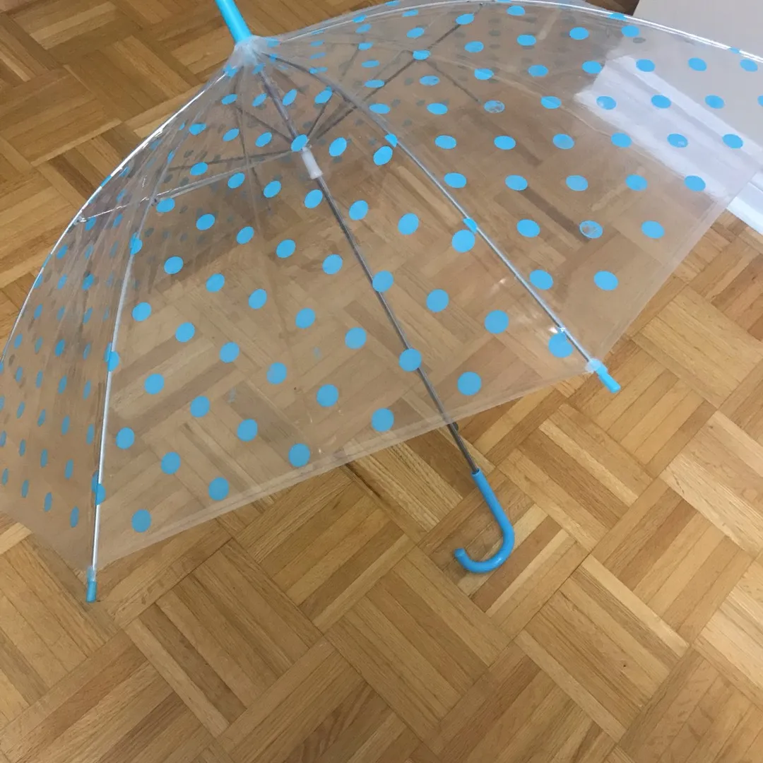 Transparent Polka dot Umbrella photo 1