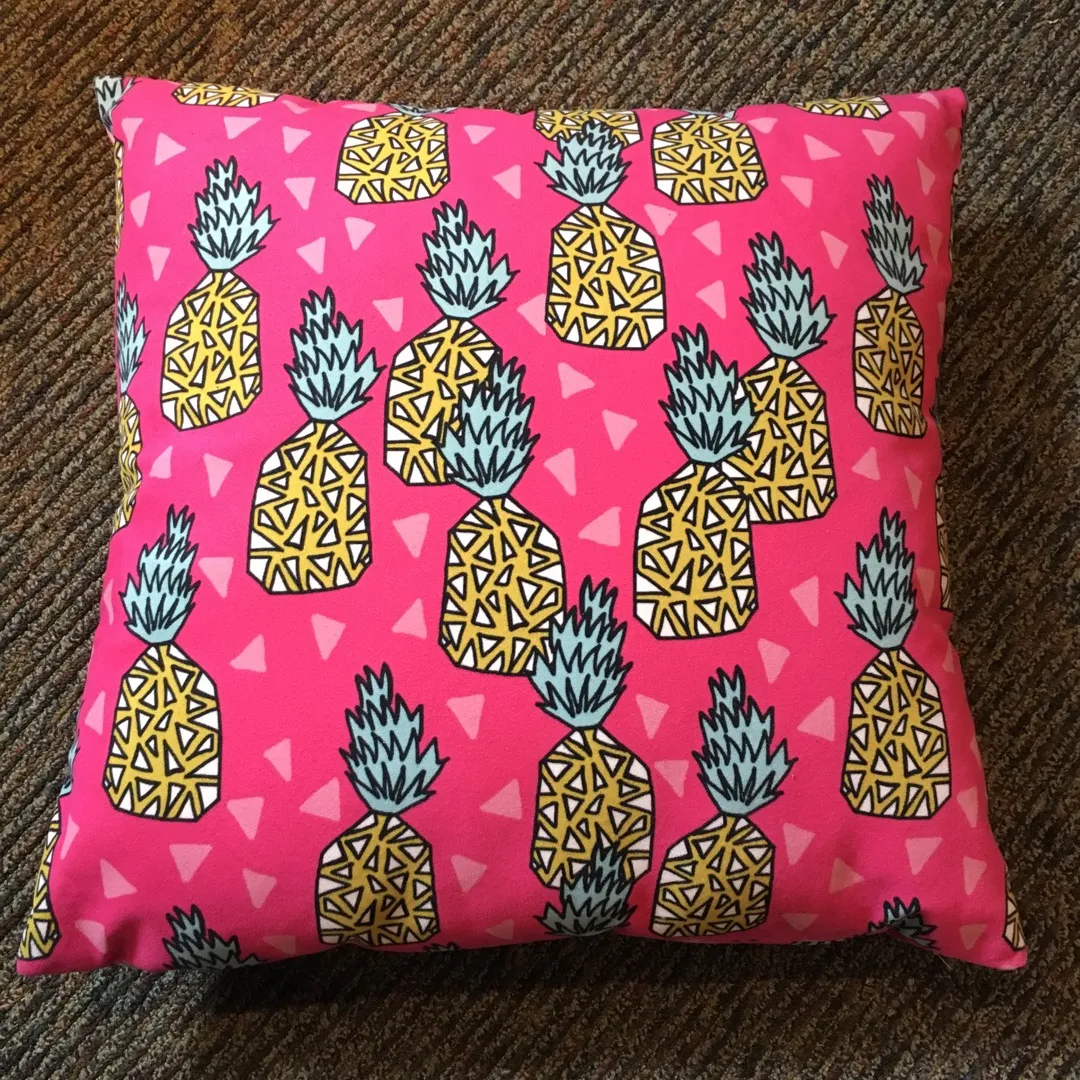 Bright And Fun Pineapple Pillow photo 1