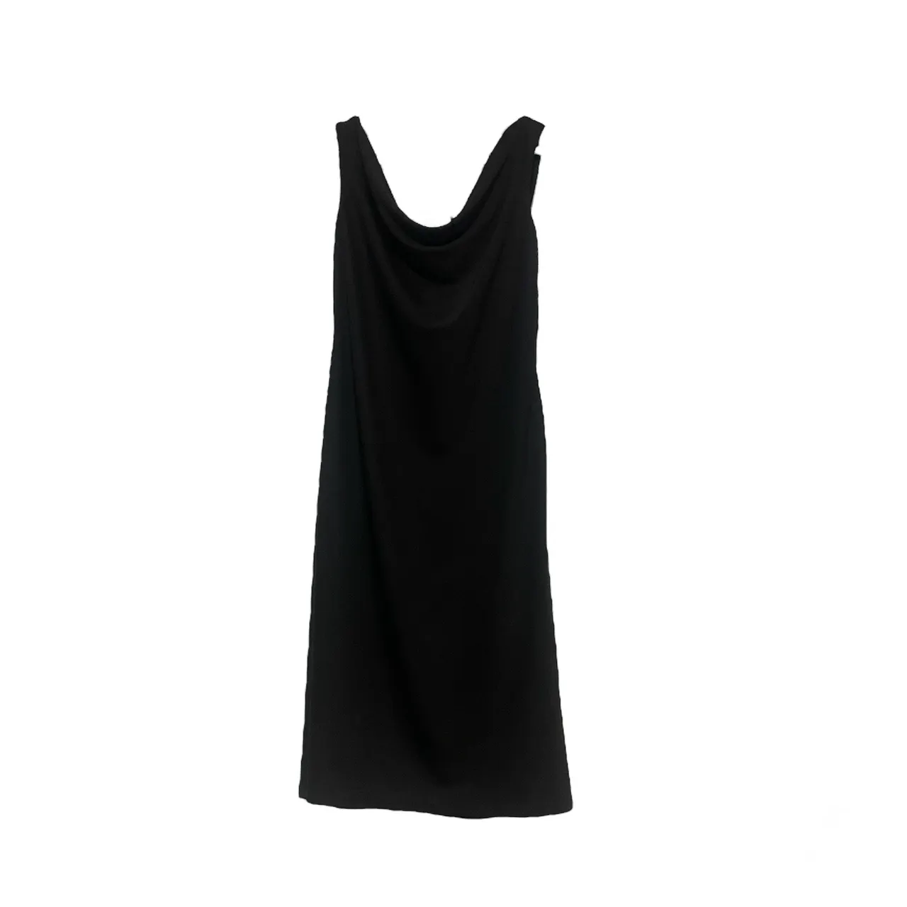 David Meister Black Cowl-neck Dress Size 2 photo 1