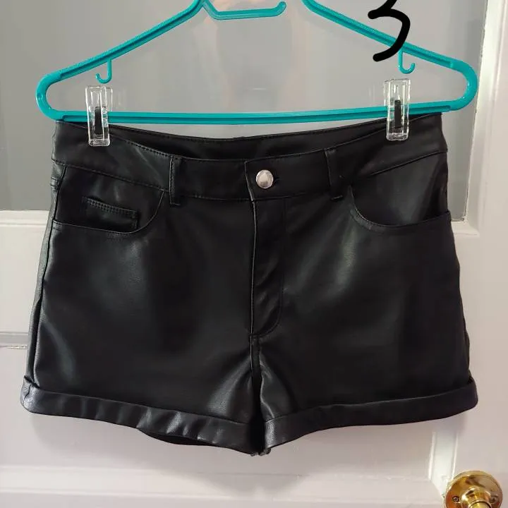 Cute Pleather Items For Fall! (Approx Size 4-6) photo 5