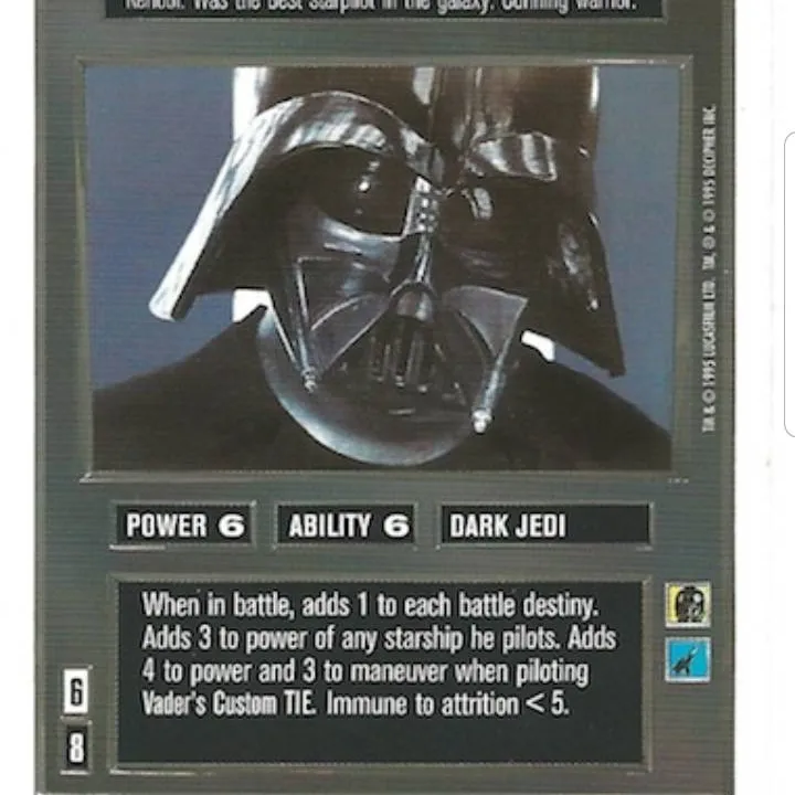 ISO: Star Wars CCG (90s Decipher Card Game) photo 1