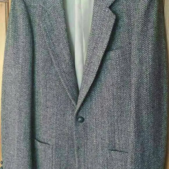 Vintage Harris Tweed Herringbone Sport Coat photo 1
