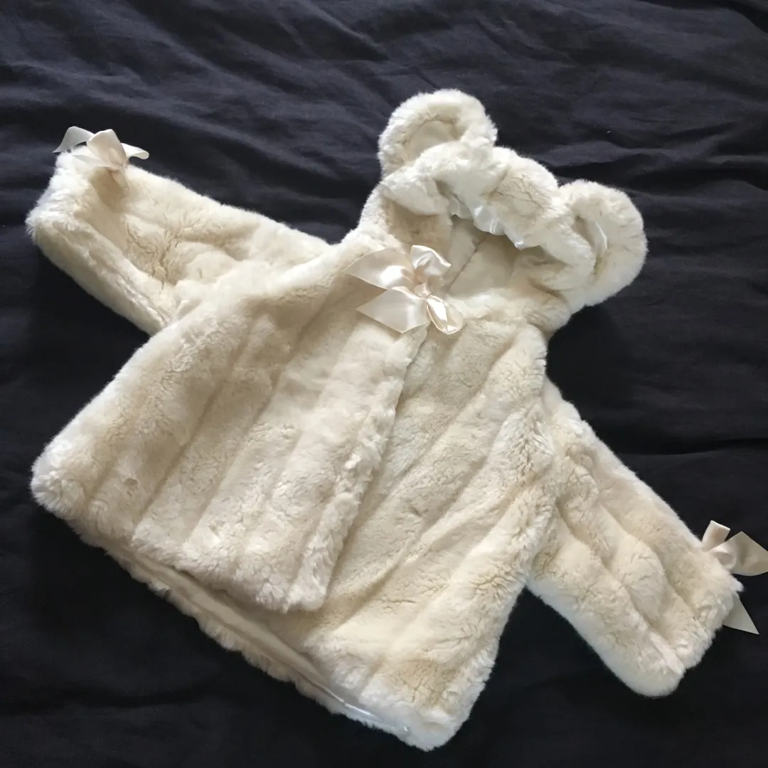 4 Baby/Toddler Faux Fur Coat photo 6