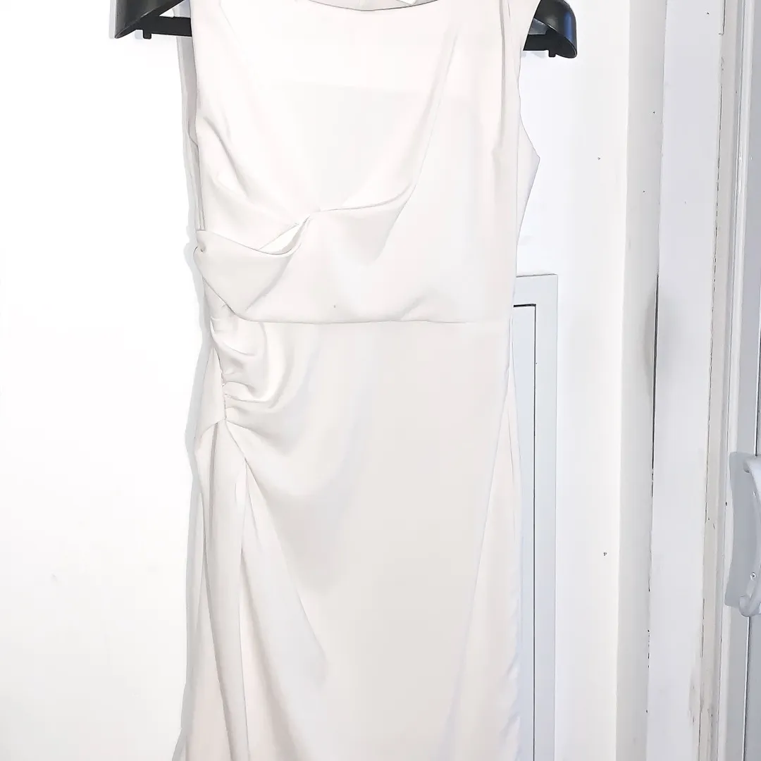 White Mini Dress For Sale. Size Small. photo 1