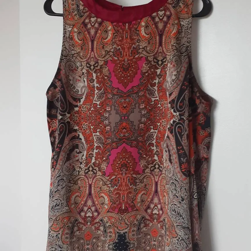 Silk Patterned Top XL photo 1