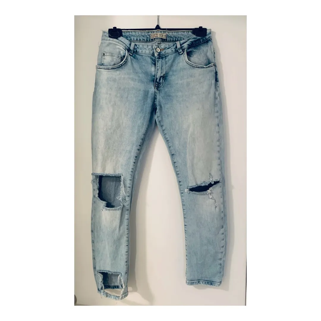 Zara Destroy Denim Jeans EU size 38 photo 1