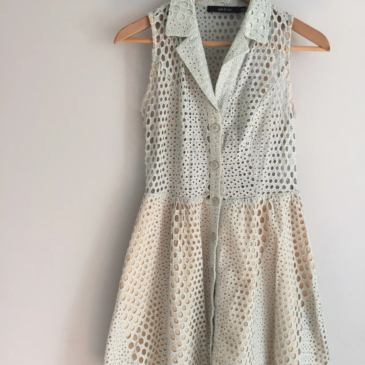 Anthropologie Ark and Co lace mini dress size med photo 1