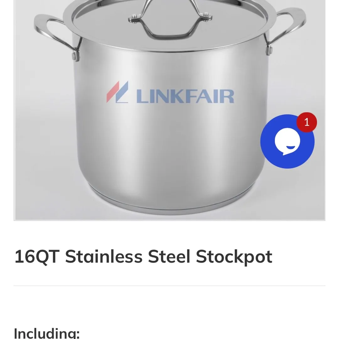 Large Stainless Steal Pot photo 1