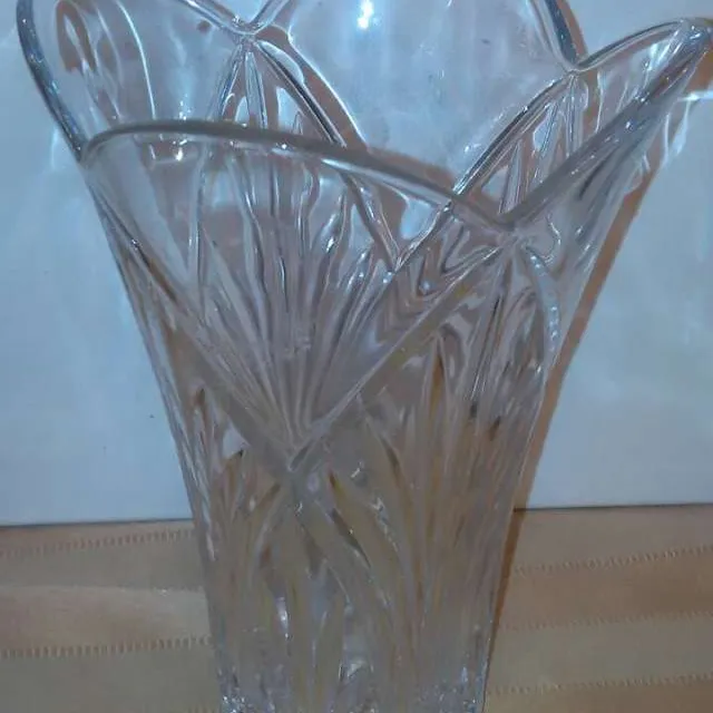 Large Glass Flower Vase photo 1