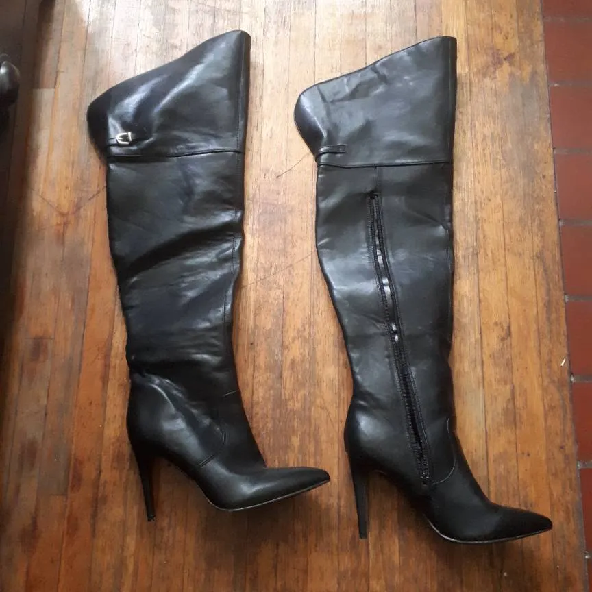 Thigh High Boots Size 8 photo 1
