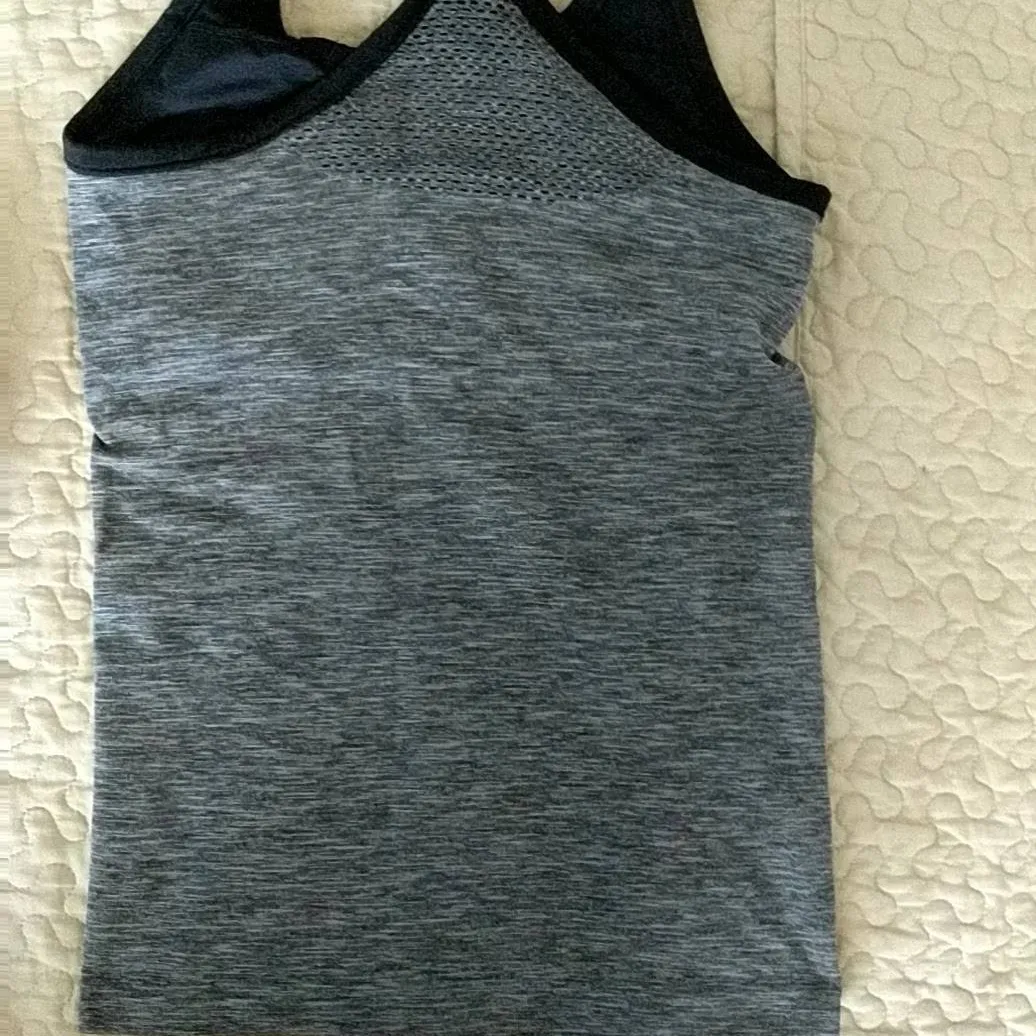 Jo Fresh Active Tank Top With Sports Bra Size M photo 3