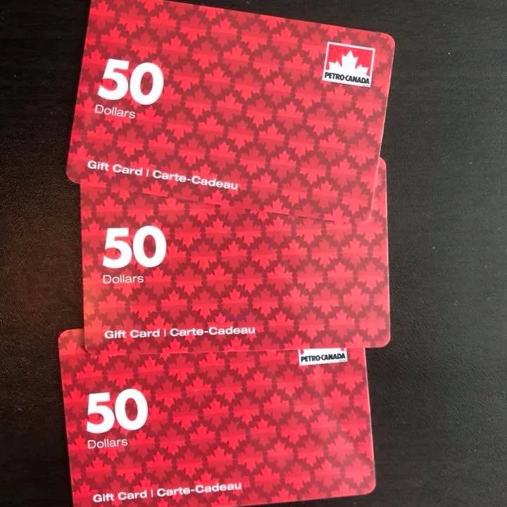 3x $50 Petro Canada Gift Cards photo 1