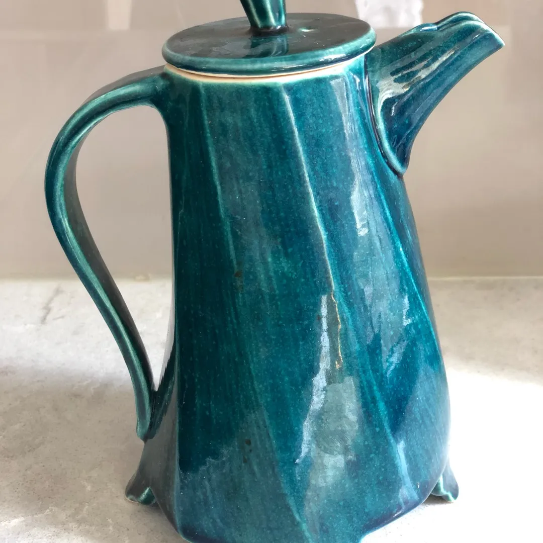Unique Vintage Ceramic Tea Pot photo 1