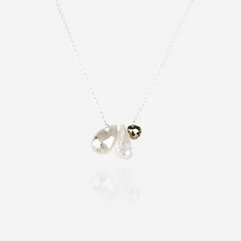 NEW Fine Jewelry Necklace - Sterling Silver x White Sapphire ... photo 1