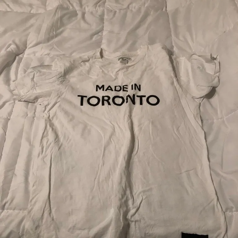 White Home Is Toronto Shirt Medium photo 1