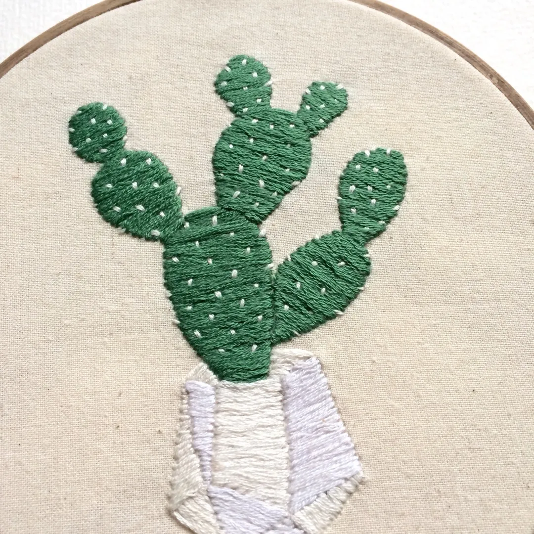 Cactus Embroidery Piece 🌵 photo 3