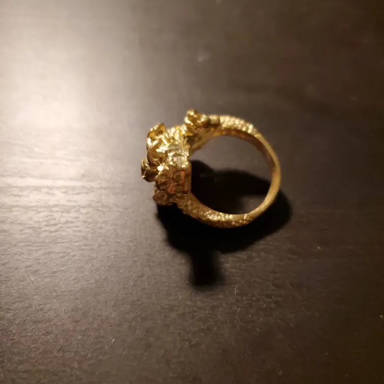 Faux Gold Dragon Ring photo 3