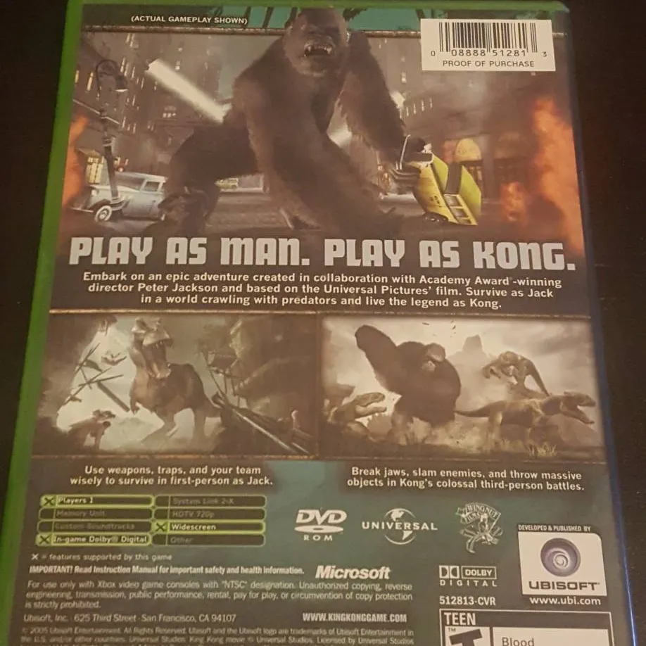 King Kong (XBOX) photo 3