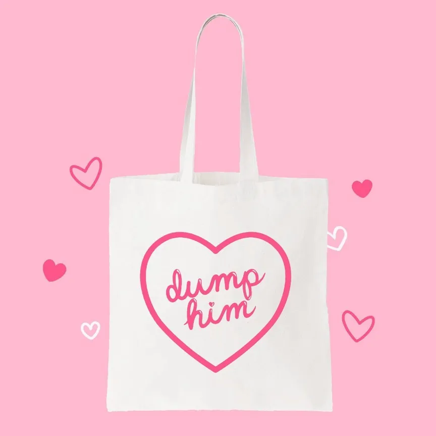 💖 DUMP HIM tote bag 💖 photo 1
