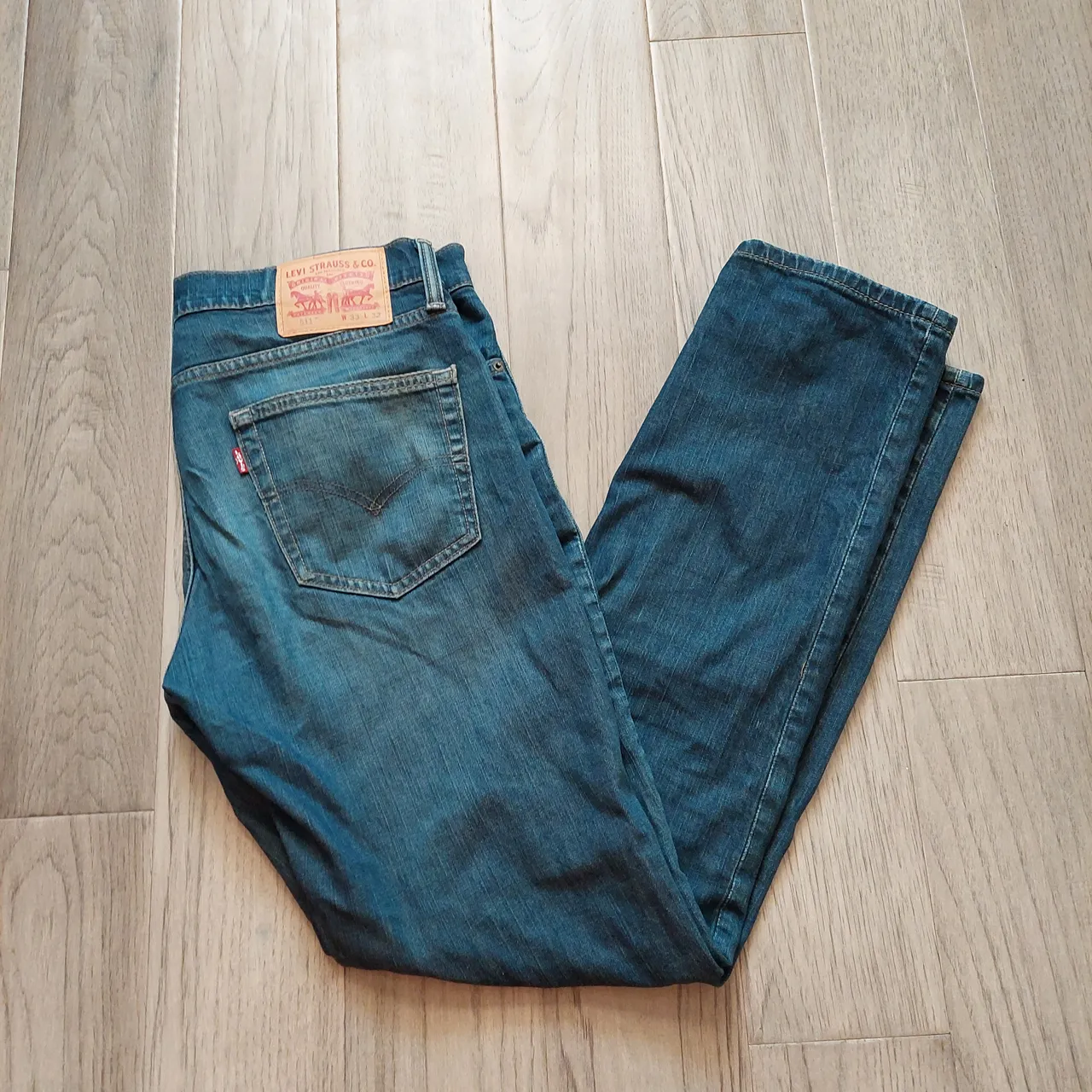 Mens 511 Levi Strauss blue denim jeans
 photo 1