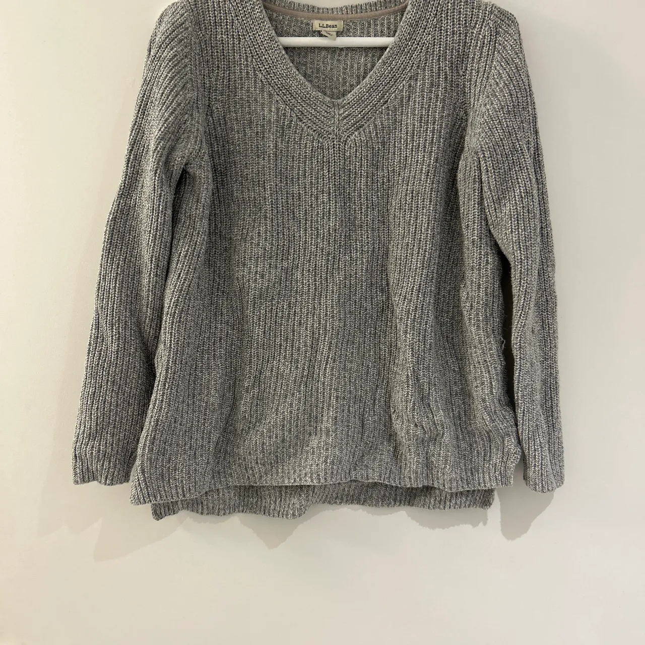 LL Bean gray sweater  photo 1