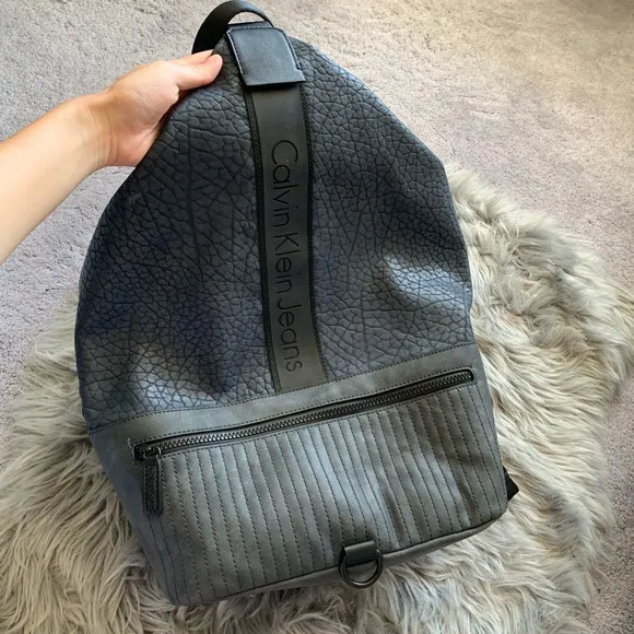 Calvin Klein Leather Backpack photo 1