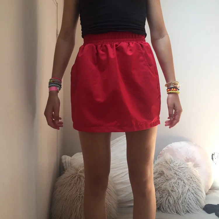 american apparel red skirt photo 4