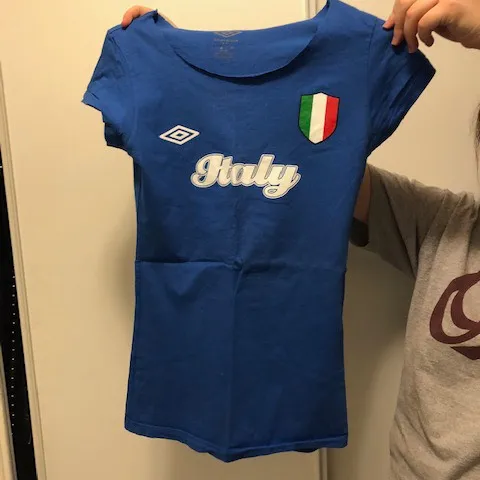 Italy soccer Tee Size Small photo 1