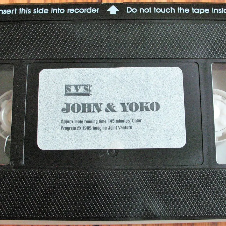 JOHN & YOKO : A LOVE STORY VHS Tape photo 5