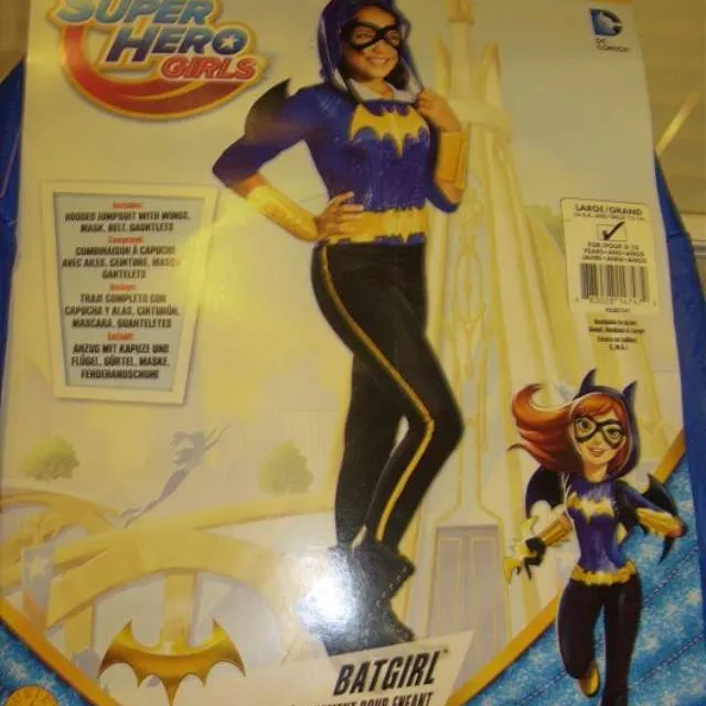 Halloween Bunz: Batgirl Costume Children's Large 12-14 photo 1
