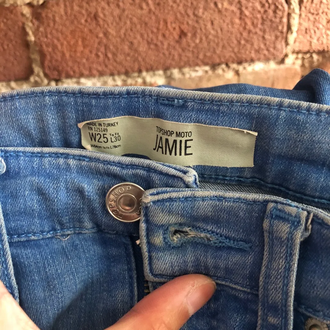 Topshop Jamie Moto jeans photo 3
