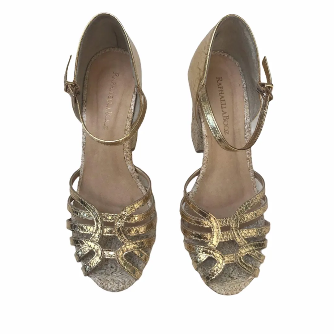Gold Heeled Sandals From Banana Republic photo 1