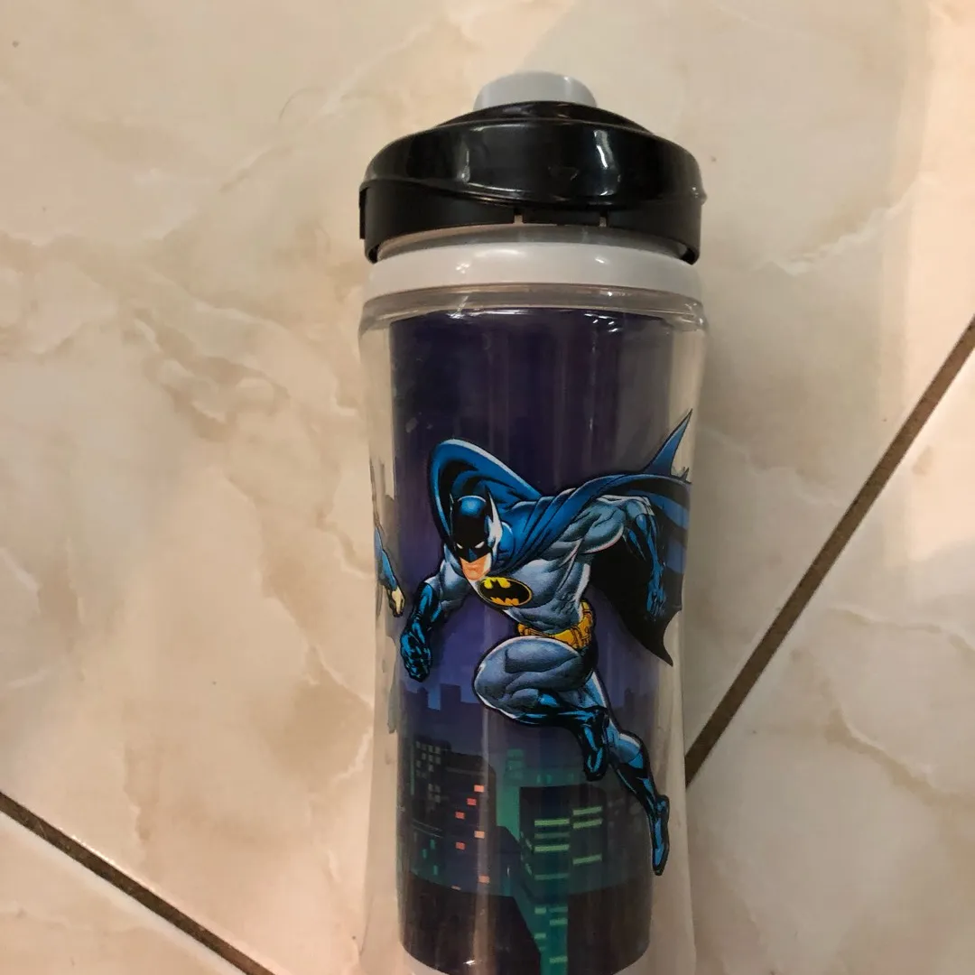 NEW Insulated Sippy Cup Batman Superman photo 1