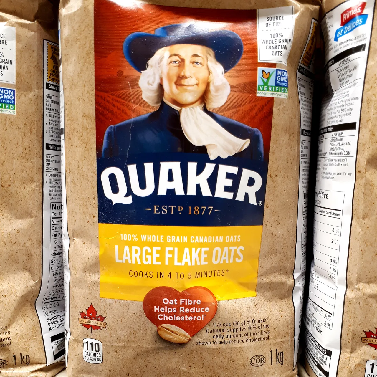 Quaker large flake Oats photo 1