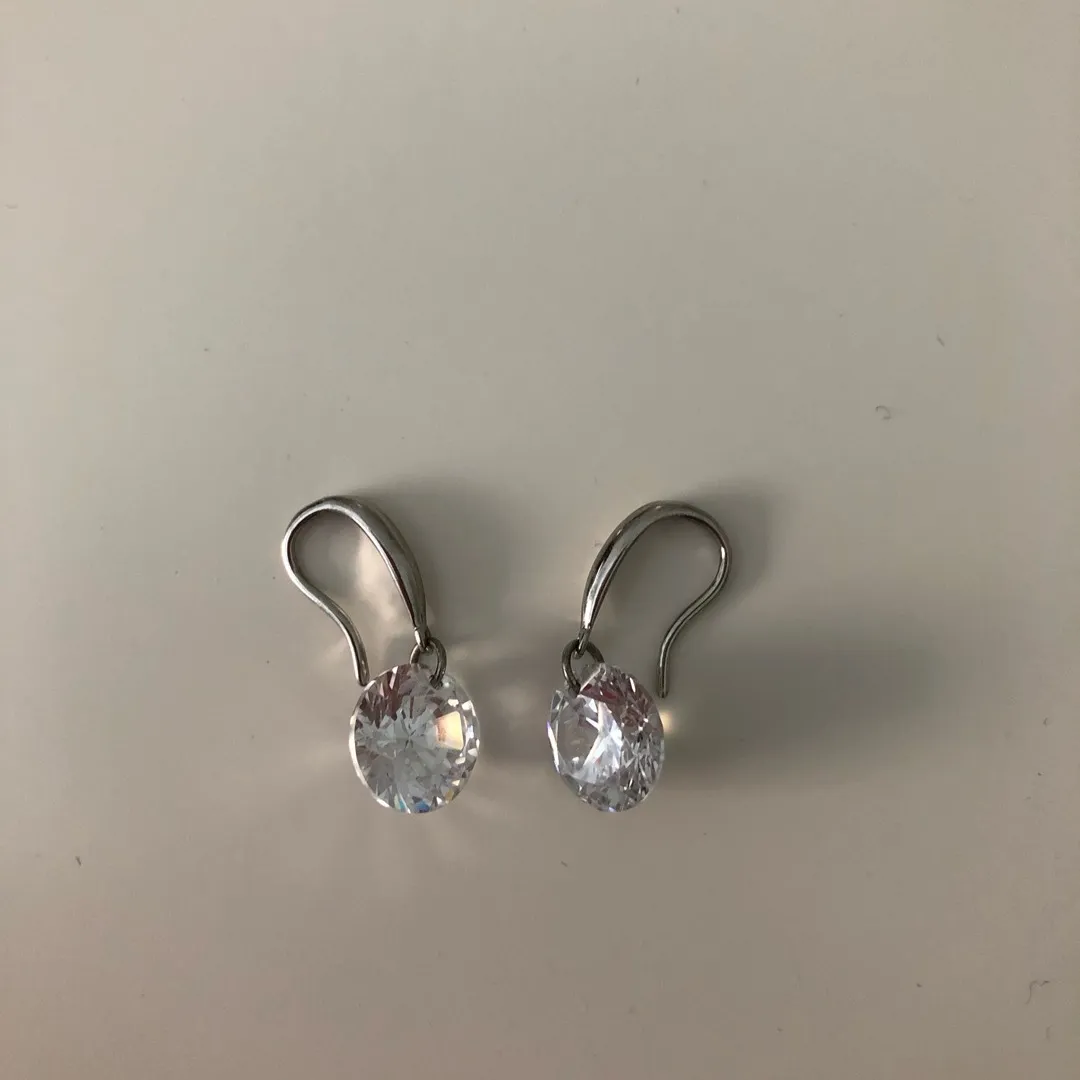 Faux Diamond earrings photo 1