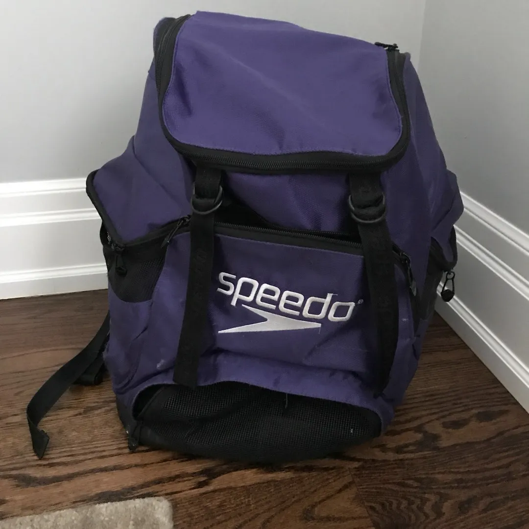 Purple Speedo Swim Bag photo 1