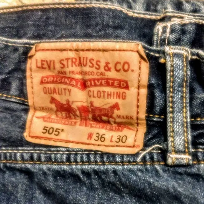 Levi's Jeans 505 36x30 photo 3