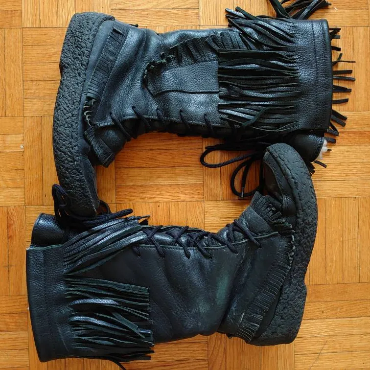 Moccasin Style Winter Boots Made In Canada photo 1