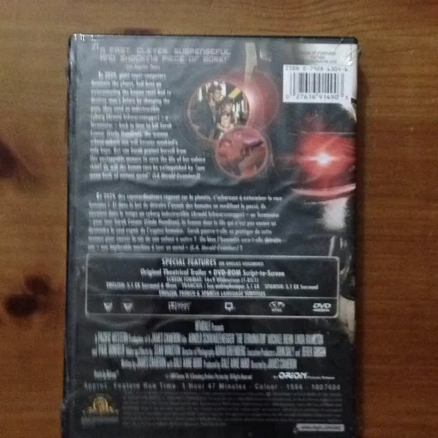 Unopened DVD of The Terminator photo 3