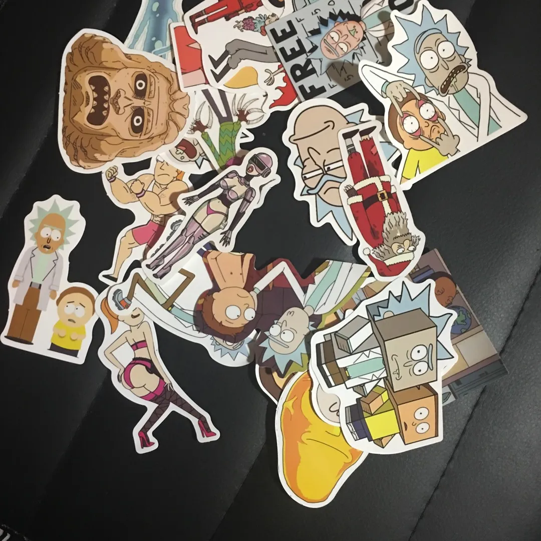 rick And Morty Sticker For Laptop photo 1
