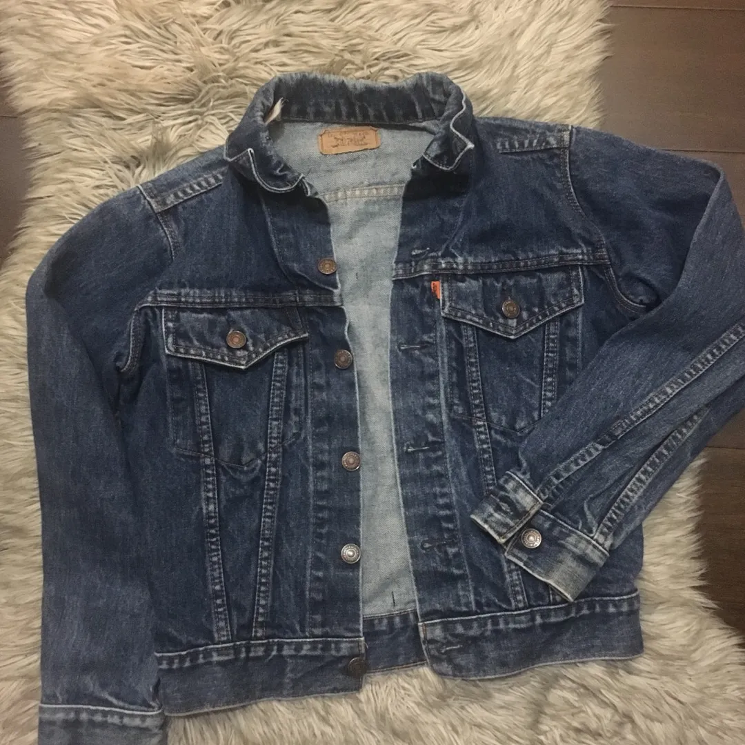 Levi’s Vintage Denim Jacket Small Medium photo 1