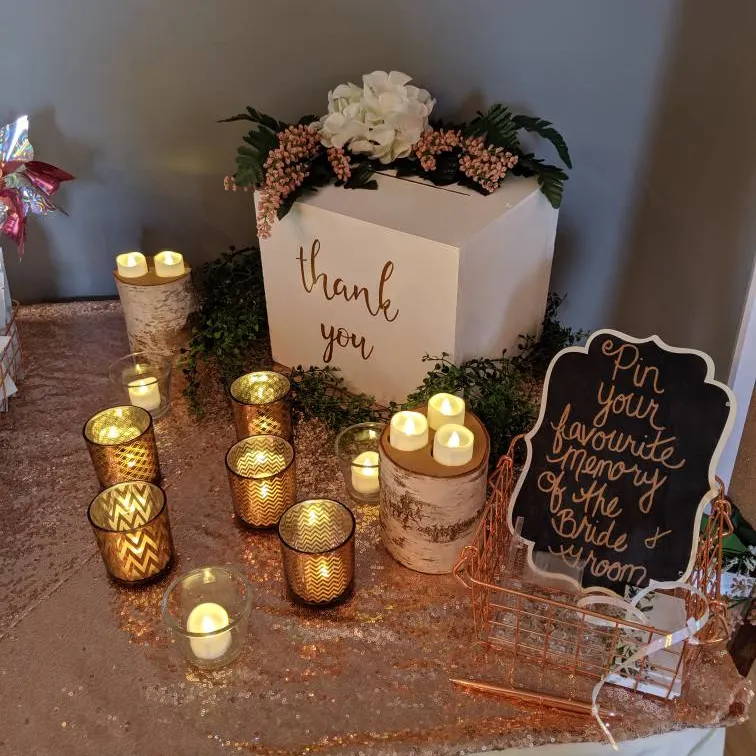 Rose Gold Table Cloth Or Runner photo 1