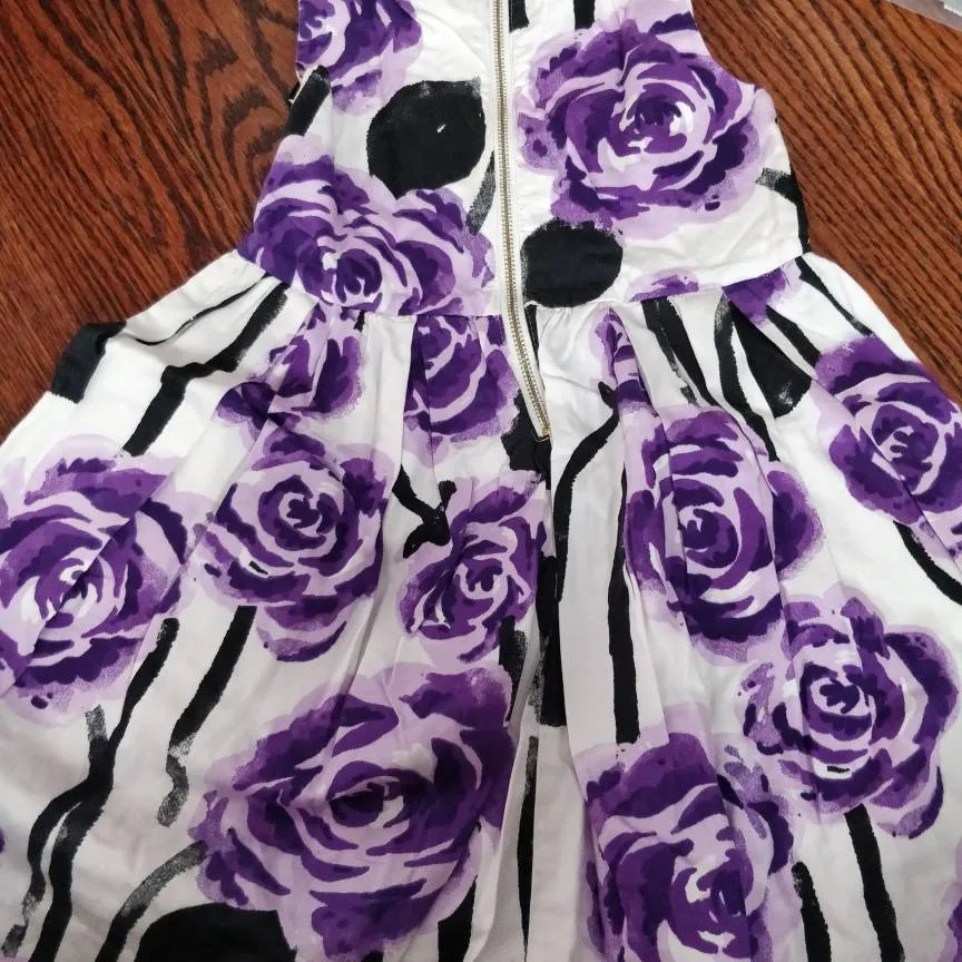Summer Dress. Purple Flowers photo 3