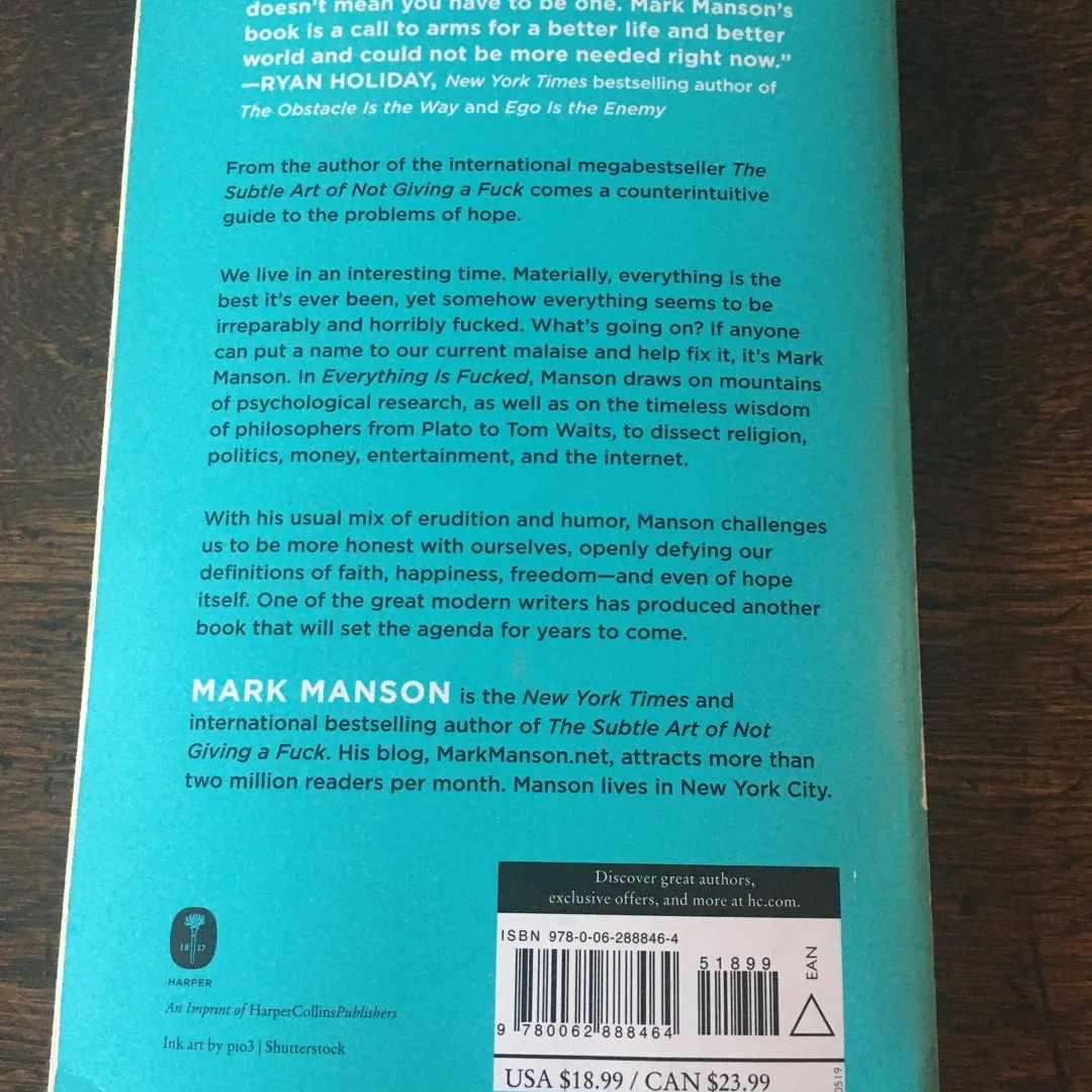 Mark Manson Book photo 3