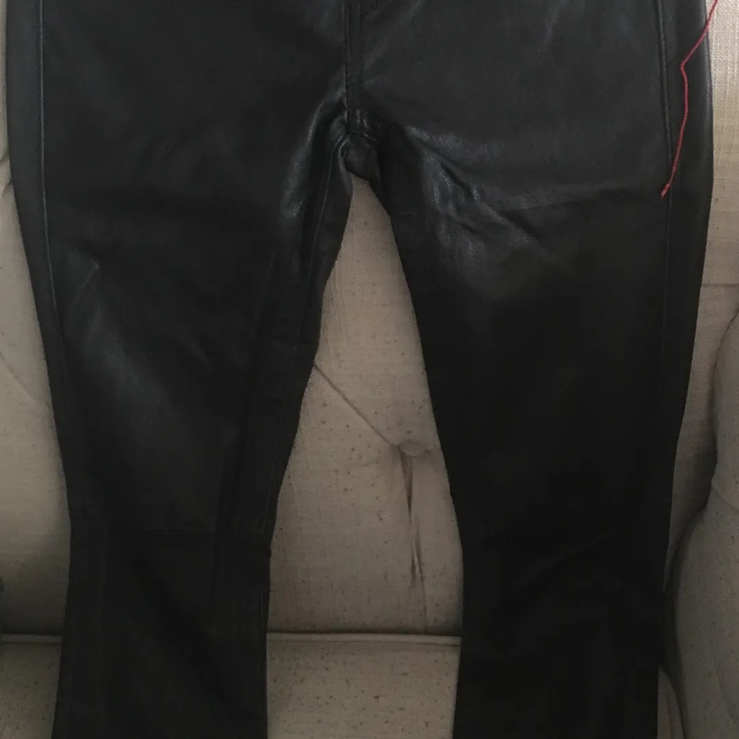True Religion Leather Pants photo 1