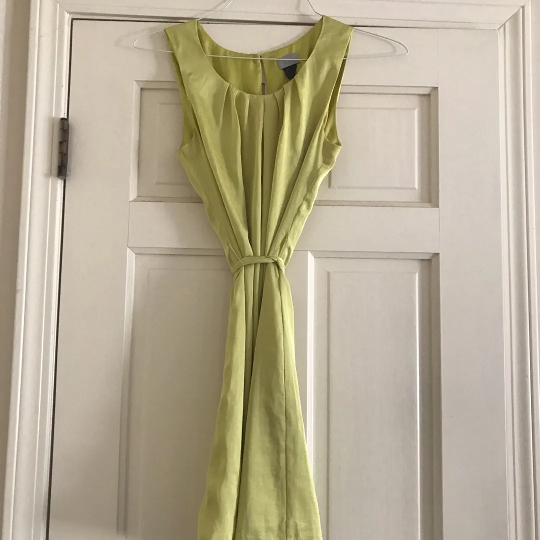 H&m Size 2 Summer Yellow Dress photo 4