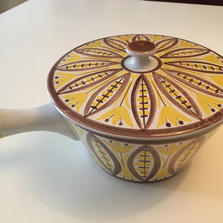 Vintage Ceramic Vessel From Laholm Sweden photo 1