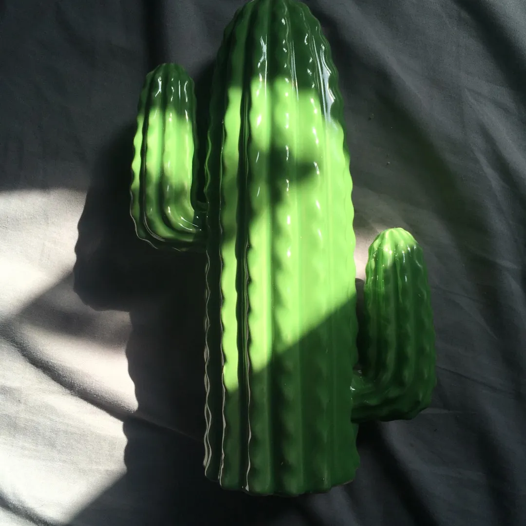 Ceramic Cactus Decor photo 1